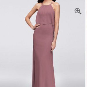 Davids Bridal Quarts Bridesmaid Dress